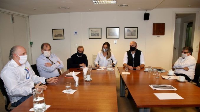 Malena Galmarini se reunió con autoridades del Gobierno