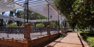 Restauraron el Patio Andaluz del Rosedal