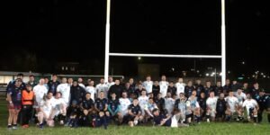 La Policía de la Ciudad recibió al equipo de rugby policial inglés