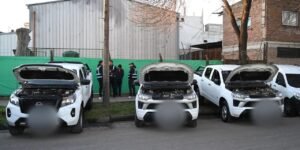 Tres detenidos por el robo de camionetas en Retiro